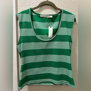 Bishop and Young from Anthropologie, sleeveless boatneck top, NWT sz L